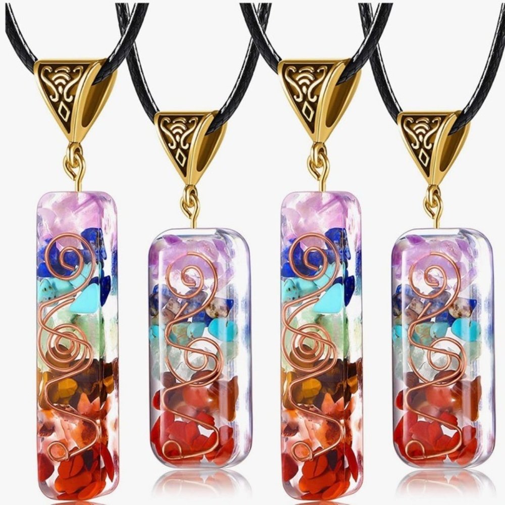 Chakra Leather Necklace